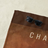 ブラック·パグ·ドッグ ビーチタオル (インサイチュ)