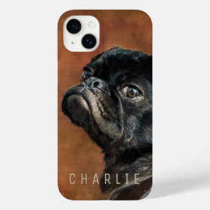 ブラック·パグ·ドッグ Case-Mate iPhone 14 PLUSケース