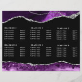 ブラック・パンフレットに載っている紫と銀の瑪瑙 (裏面)