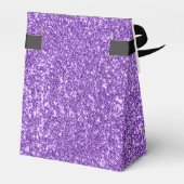 ブラック&パープルグリッターかわいいシックありがとう結婚's フェイバーボックス (裏面サイド)