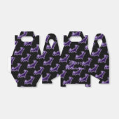 ブラック&パープルナイトウィングこうもりゲーブルビーフボックス フェイバーボックス (折り畳みなし)