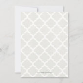 ブラック＆パープルランジェリー ブライダルシャワー インビテーション (裏面)