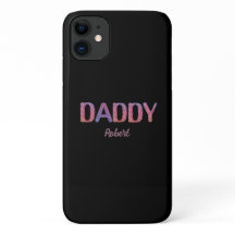 ブラック&パープル名前をカスタムするパパ