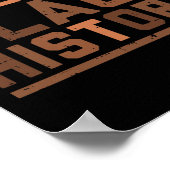 ブラック・ヒストリーによって構築Bhmアフリカプライド月男性 ポスター (角)