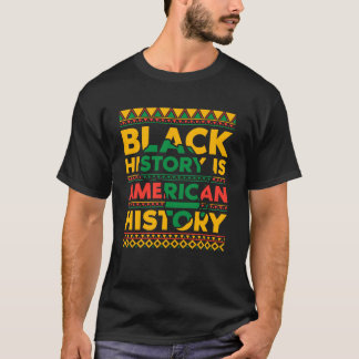 ブラック・ヒストリーはアメリカの歴史 アフロ ヒューマン・ライト Tシャツ