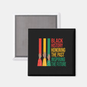 ブラック・ヒストリーズインスパイア過去の未来の男性W マグネット (正面/裏面)