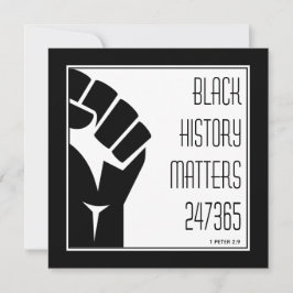 ブラック・ヒストリー問題247365パワー・フィストBHM