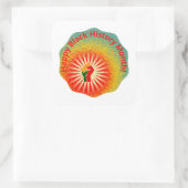 ブラック・ヒストリー月のバイブ、アフリカ伝統 スクエアシール (バッグ)