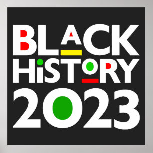 ブラック・ヒストリー月2023メラニン・シスタブララブ ポスター
