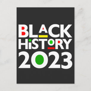 ブラック・ヒストリー月2023メラニン・シスタブララブ ポストカード