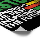 ブラック・ヒストリー賞過去インスパイアの未来 ポスター (角)