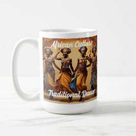 ブラック・ヒストリー・アフリカ文化踊伝統的り コーヒーマグカップ