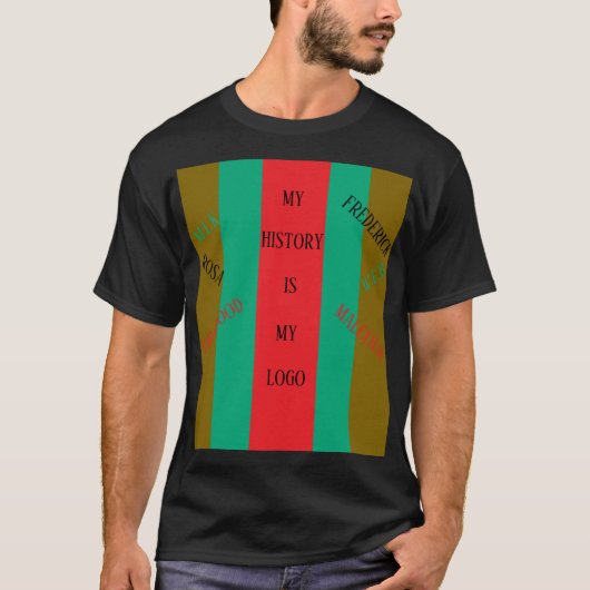 ブラック・ヒストリー・デー Tシャツ (正面)