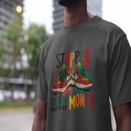 ブラック・ヒストリー・マンスに踏み出す Tシャツ