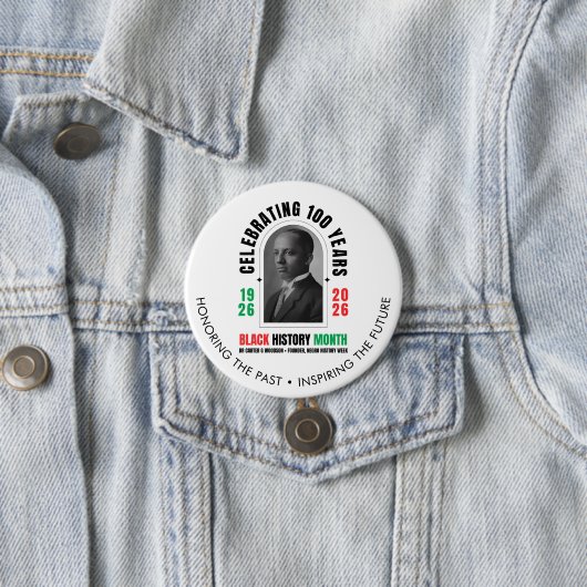 ブラック・ヒストリー・ムーン100周年記念 ウッドソン 缶バッジ (インサイチュ)