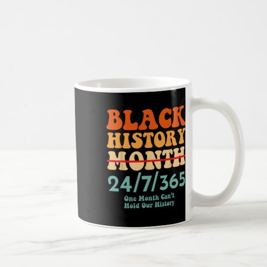 ブラック・ヒストリー・ムーン コーヒーマグカップ (右)