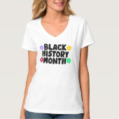 ブラック・ヒストリー・ムーン Tシャツ (正面)