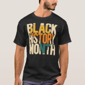 ブラック・ヒストリー・ムーン Tシャツ (正面)