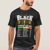 ブラック・ヒストリー・モンスを祝おう Tシャツ (正面)