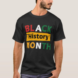ブラック・ヒストリー・月のレガシーメンズTシャツ Tシャツ
