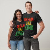 ブラック・ヒストリー・月の夢は王様のように Tシャツ (ユニセックス)