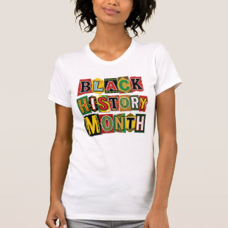 ブラック・ヒストリー・月の女性アフロの遺産 Tシャツ