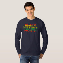 ブラック・ヒストリー・月の長袖Tシャツ Tシャツ