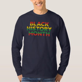 ブラック・ヒストリー・月の長袖Tシャツ Tシャツ