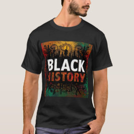 ブラック・ヒストリー・月の「色の団結」 Tシャツ