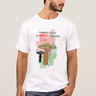 ブラック・ヒストリー・月間お祝い Tシャツ