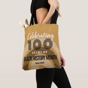ブラック・ヒストリー・月間の100周年を祝おう トートバッグ