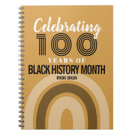 ブラック・ヒストリー・月間の100周年を祝おう ノートブック