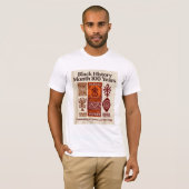ブラック・ヒストリー・月間100周年記念Tシャツ Tシャツ (正面フル)