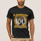 ブラック・ヒストリー・月間100周年記念Tシャツ Tシャツ (正面)