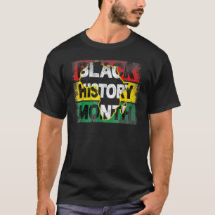 ブラック・ヒストリー・月間 ビンテージ アフリカ地図 1 Tシャツ