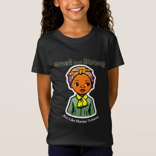 ブラック・ヒロイン・ハリエット・タップマンかわいい子供たち Tシャツ (正面)