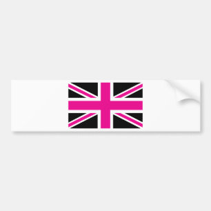ブラック&ピクラシックンク連合ジャック英国国旗 バンパーステッカー