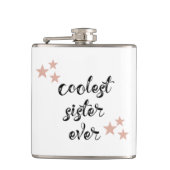 ブラック&ピンクのシスタークール・エバーフラスコ フラスク (正面)