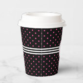 ブラック&ピンクの誕生日パーティーで甘い16 紙コップ (右)