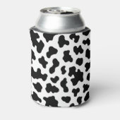ブラック&ピンクカウコウィドプリント 缶クーラー (缶裏面)