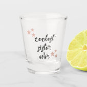 ブラック&ピンククールの姉妹 ショットグラス (正面)