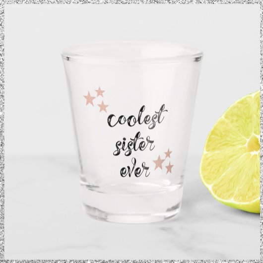 ブラック&ピンククールの姉妹 ショットグラス