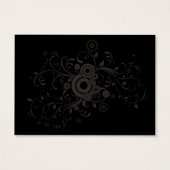 ブラック&ピンクグランギーハート音楽テーマ結婚ズ (裏面)