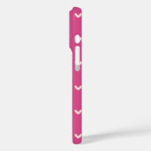 ブラック ピンクゴールド ハート Case-Mate iPhoneケース (裏面 / 左)