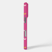 ブラック ピンクゴールド ハート Case-Mate iPhoneケース (裏面 / 右)