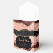 ブラック&ピンクシークンズアゲイト誕生日サンキューサンキュー フェイバーボックス (オープン)