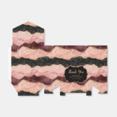 ブラック&ピンクシークンズアゲイト誕生日サンキューサンキュー フェイバーボックス (折り畳みなし)