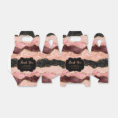 ブラック&ピンクシークンズアゲイト誕生日サンキューサンキュー フェイバーボックス (折り畳みなし)