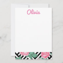 ブラック&ピンクフローラ固定