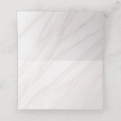 ブラック&ピンクフローラ大理石 プレイスカード (内部開封)